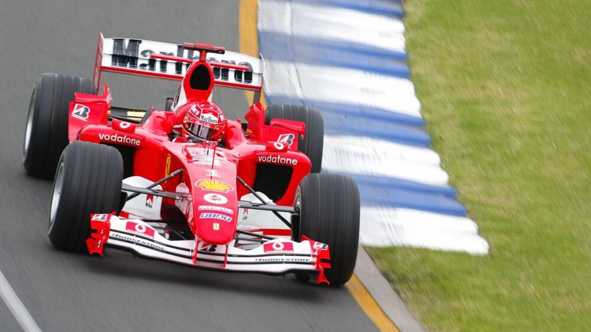 Der Ferrari F2004 von Michael Schumacher