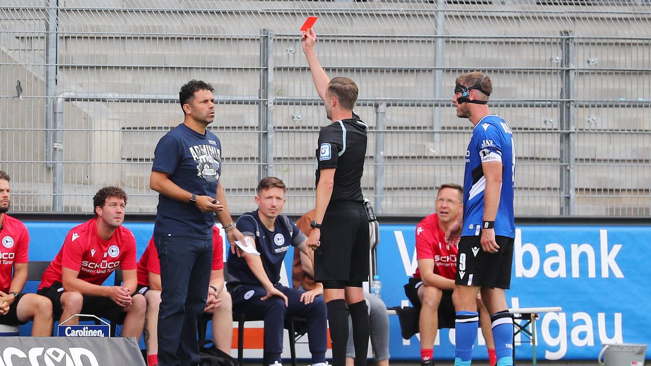 Skurriles Rot für Arminia-Coach