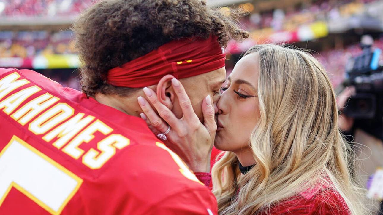 Mahomes im Baby-Glück