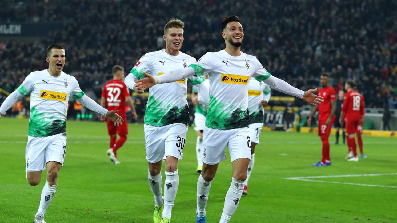 Gladbach gewinnt mit Last-Minute-Tor