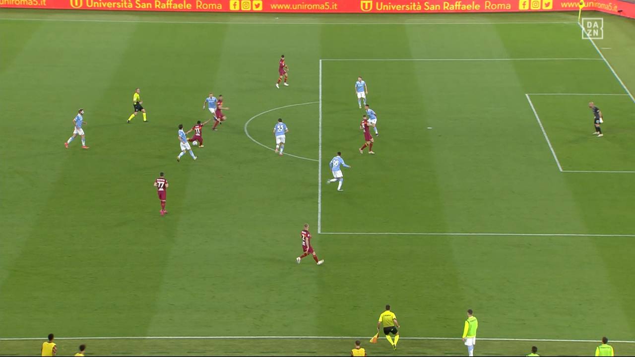 AS Rom - Lazio Rom (2:0): Tore und Highlights | Serie A