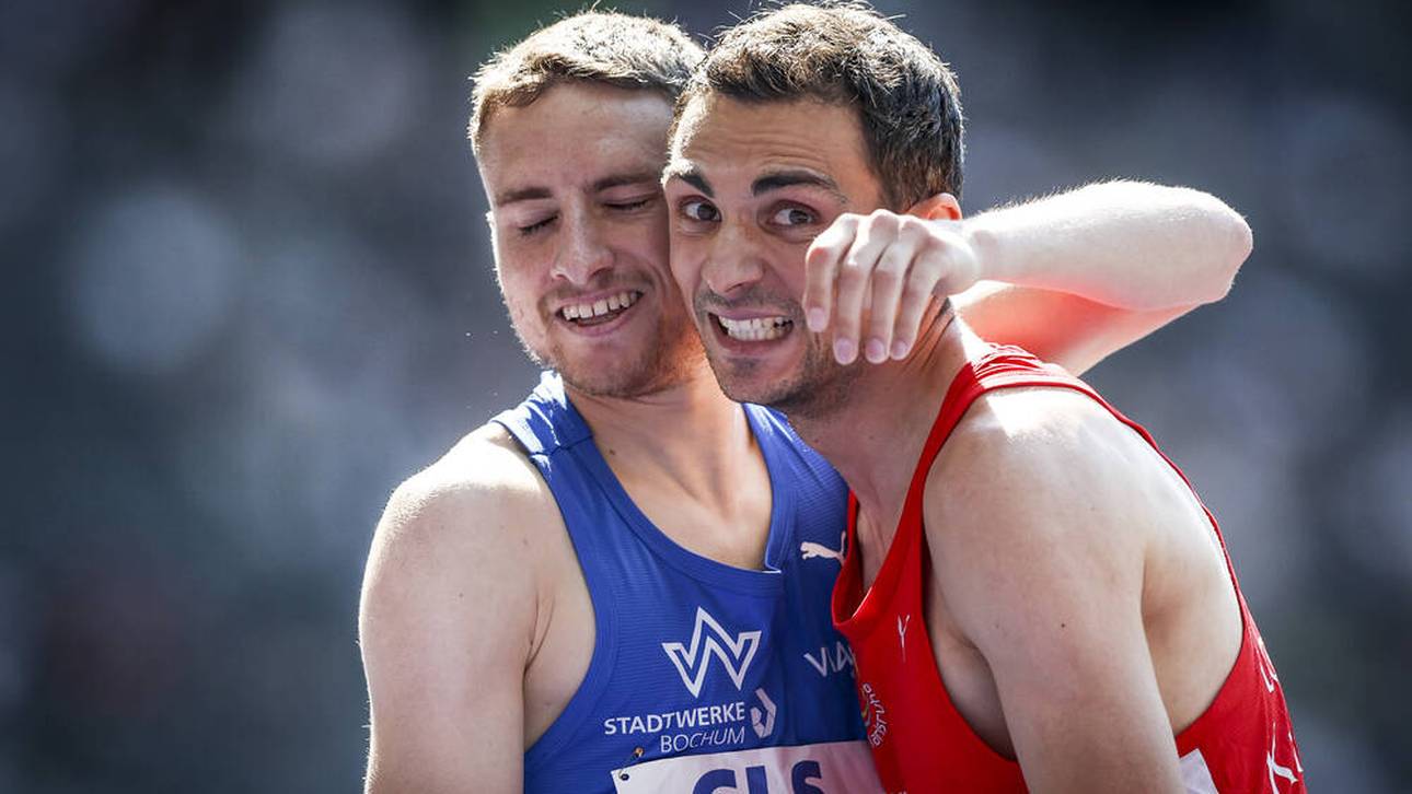 Marius Probst (l.) mit Christoph Kessler