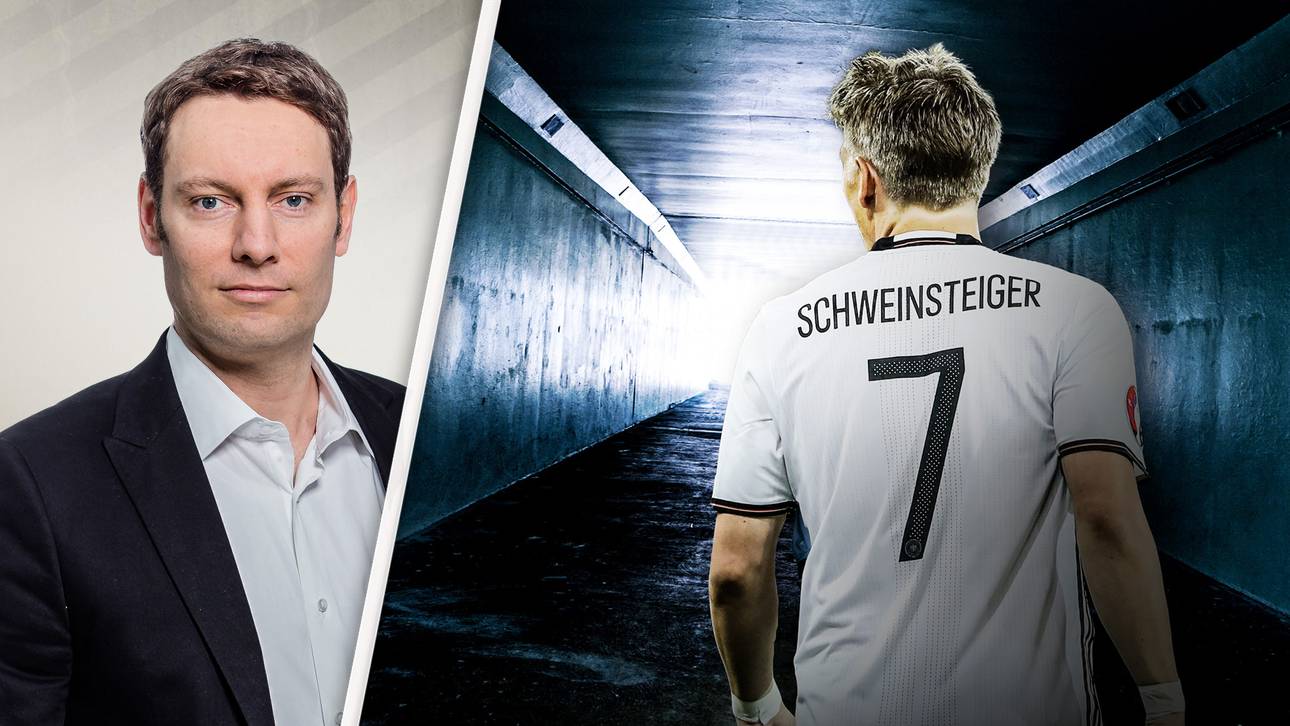 Ein Großer geht durch die Vordertür