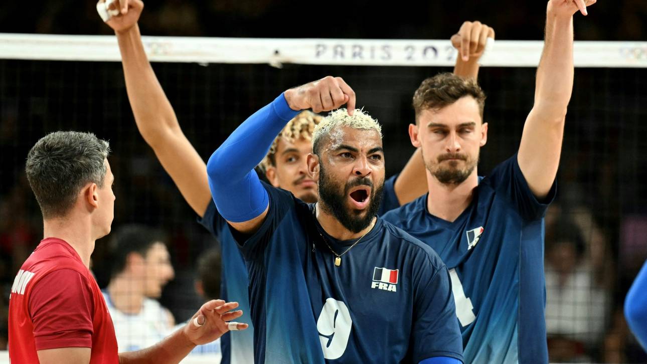 Frankreich spielt um Volleyball-Gold