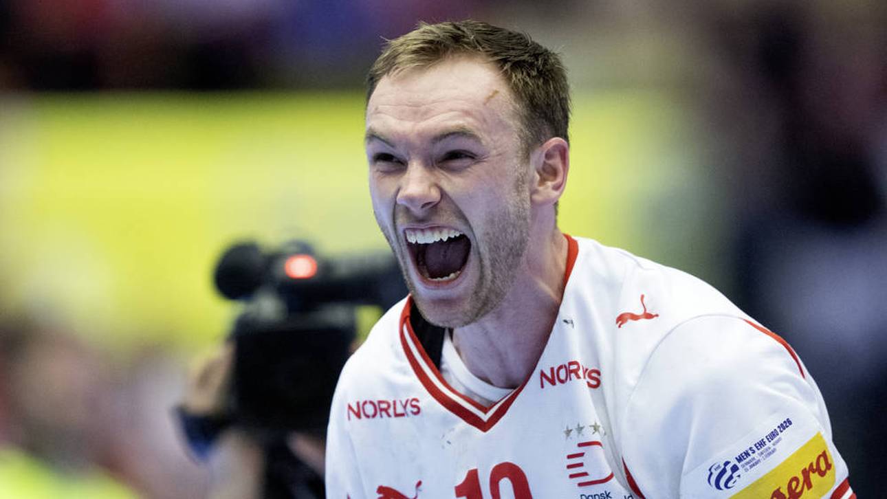 Mathias Gidsel stand bei der EM schon mehr als sieben Stunden auf dem Feld