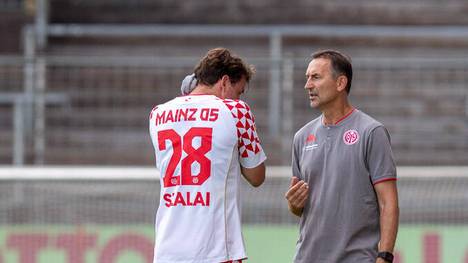 Zwischen Ádám Szalai und Trainer Achim Beierlorzer hat es geknallt