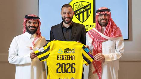 Karim Benzema verlässt Real Madrid nach 14 Spielzeiten und wechselt zum saudischen Meister Al-Ittihad.