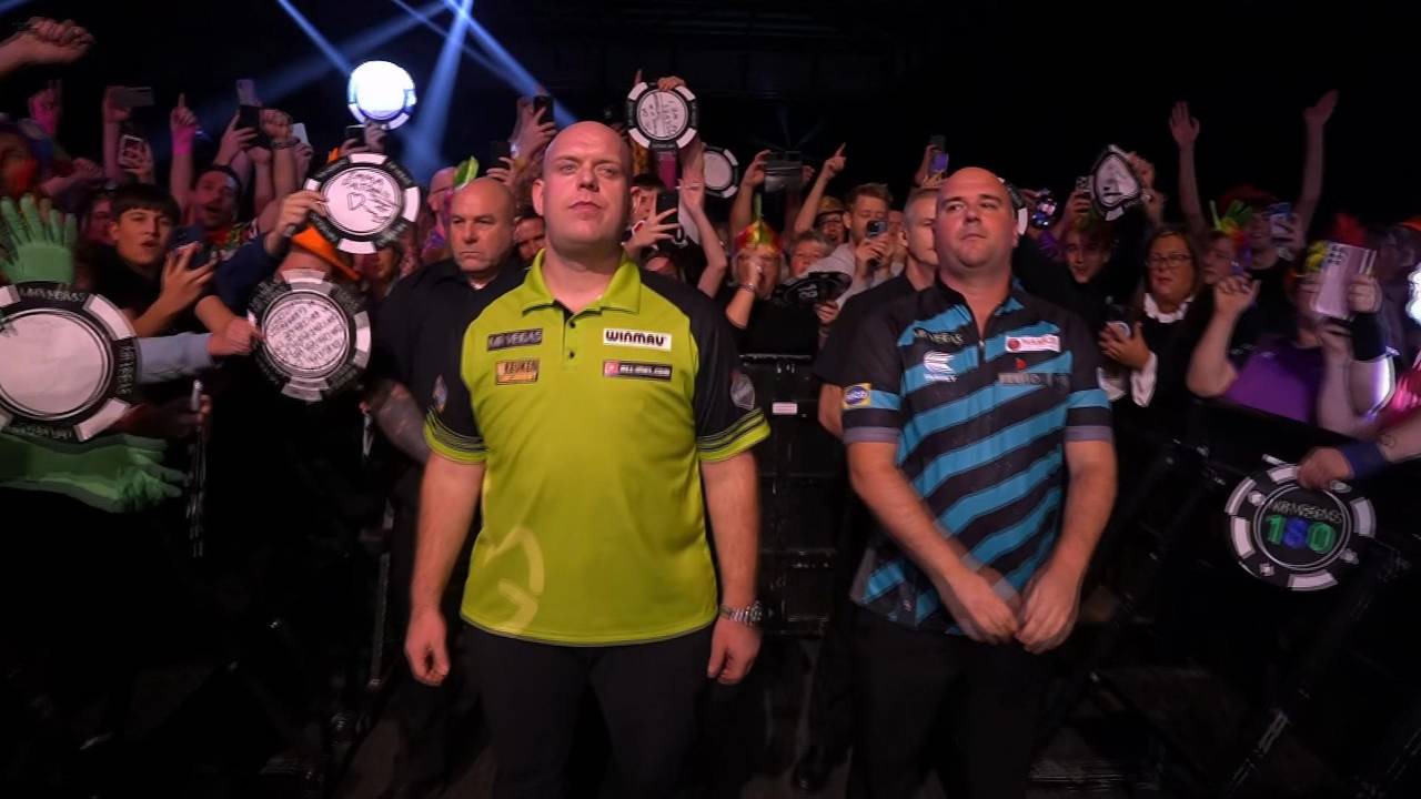 Grand Slam of Darts: Michael van Gerwen schlägt Rob Cross im Decider mit 5:4