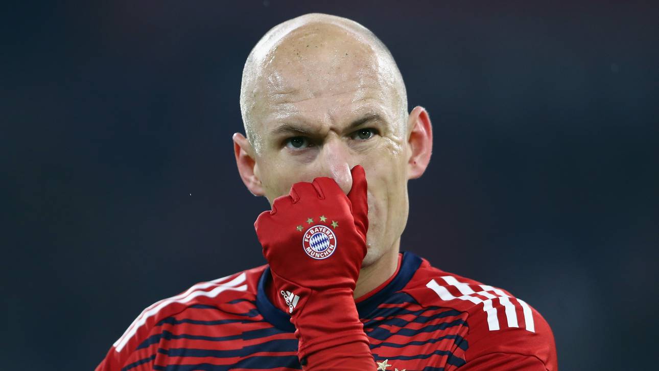 Nur Ersatzmann: Arjen Robben sauer