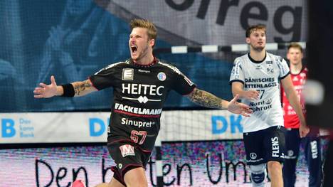 Matchwinner gegen den HC Erlangen: Hampus Olsson von der SG Flensburg-Handewitt