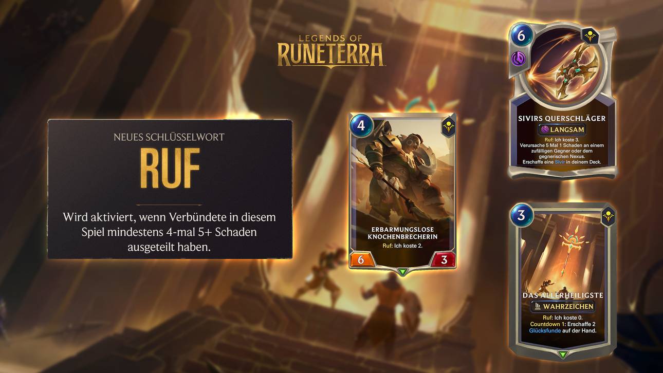 LoR: Das sind die neuen Keywords