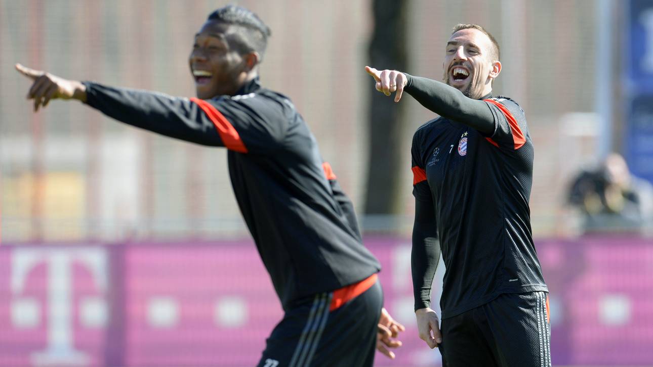 Ribery und Alaba spielen Streich
