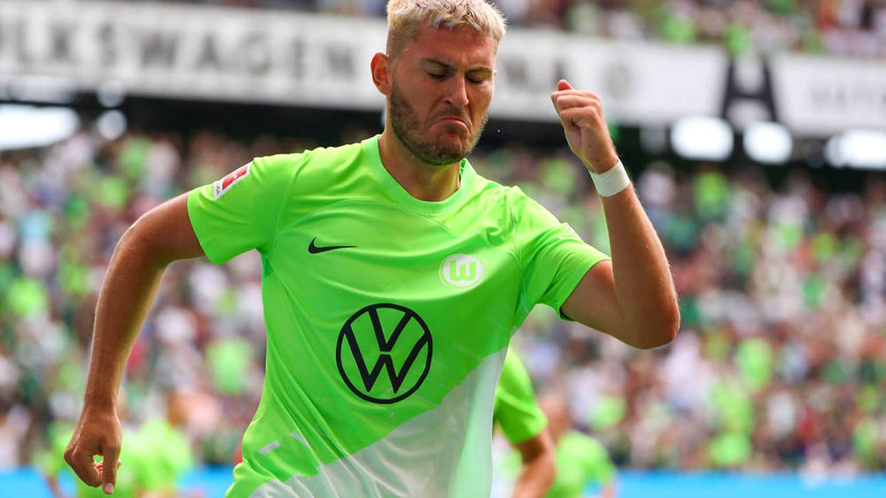 Jonas Wind vom VfL Wolfsburg ist aktuell nicht zu stoppen