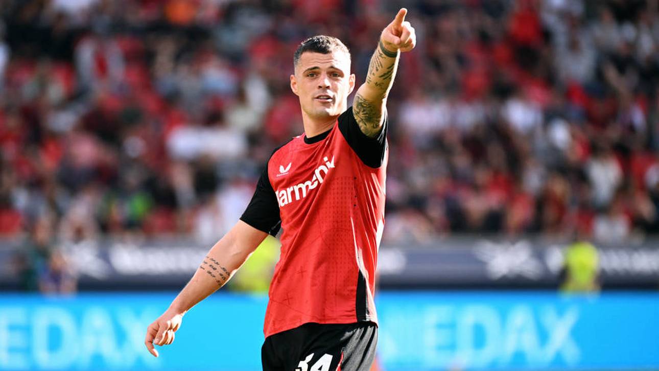 Granit Xhaka spielt seit 2023 bei Bayer Leverkusen