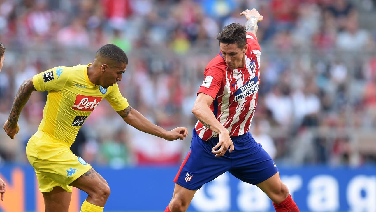 Atletico beim Audi Cup im Finale
