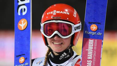 Katharina Althaus hat den Skisprung-Weltcup in Lillehammer gewonnen