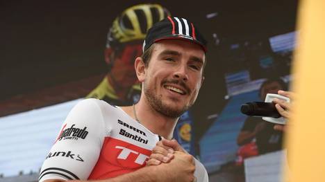 John Degenkolb feiert seinen ersten Etappensieg für das Team Lotto-Soudal