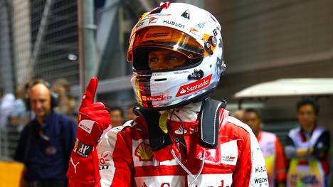 Sebastian Vettel holte in Singapur die 46. Pole seiner Karriere