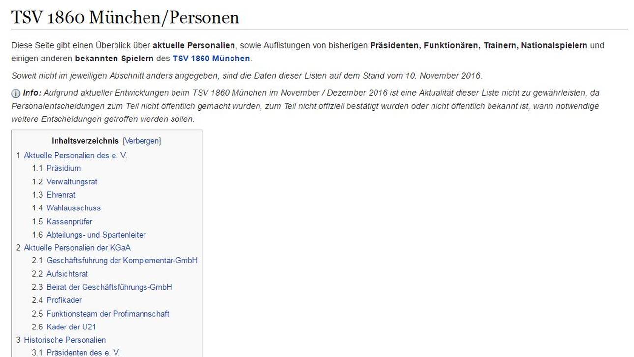 Wikipedia-Seite zu 1860 München/Personen