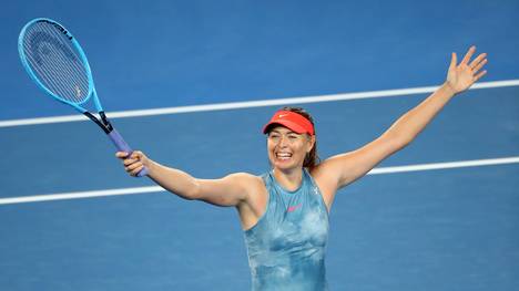 Maria Sharapova steht erstmals nach Ablauf ihrer Dopingsperre im Achtelfinale der Australian Open
