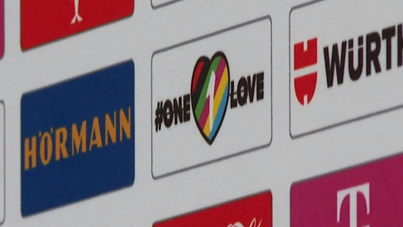 Werbetafeln: DFB ersetzt Rewe durch „One Love“