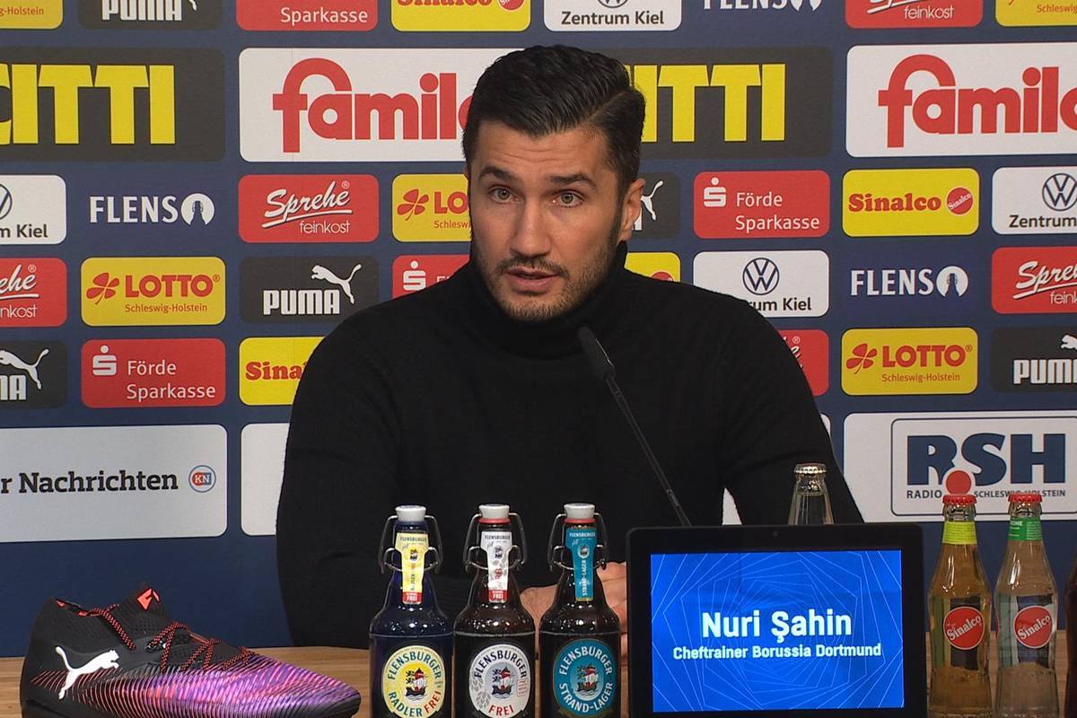 Nach der Auswärtsniederlage bei Holstein Kiel zieht BVB-Trainer Nuri Sahin ein bitteres Fazit.