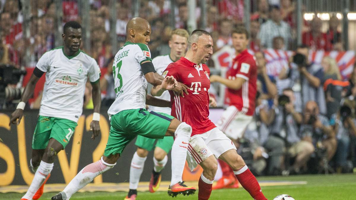 2016/17 - Bayern München - Werder Bremen: Ein Jahr nach dem HSV empfangen die Bayern den Hamburg-Rivalen Werder Bremen zur Saisoneröffnung. Doch besser ergeht es den Werderanern nicht - im Gegenteil: Mit 6:0 führen Lewandowski & Co. die Hanseaten vor