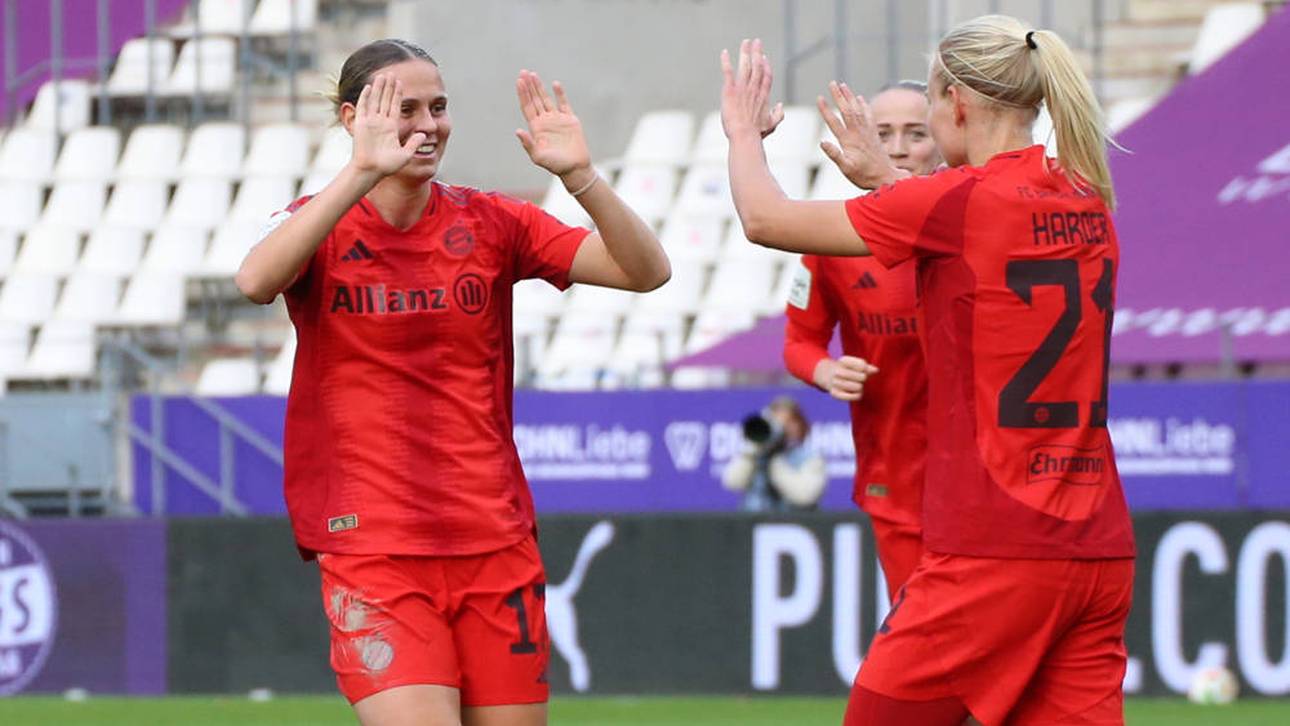 Bayern-Frauen übernehmen Platz eins