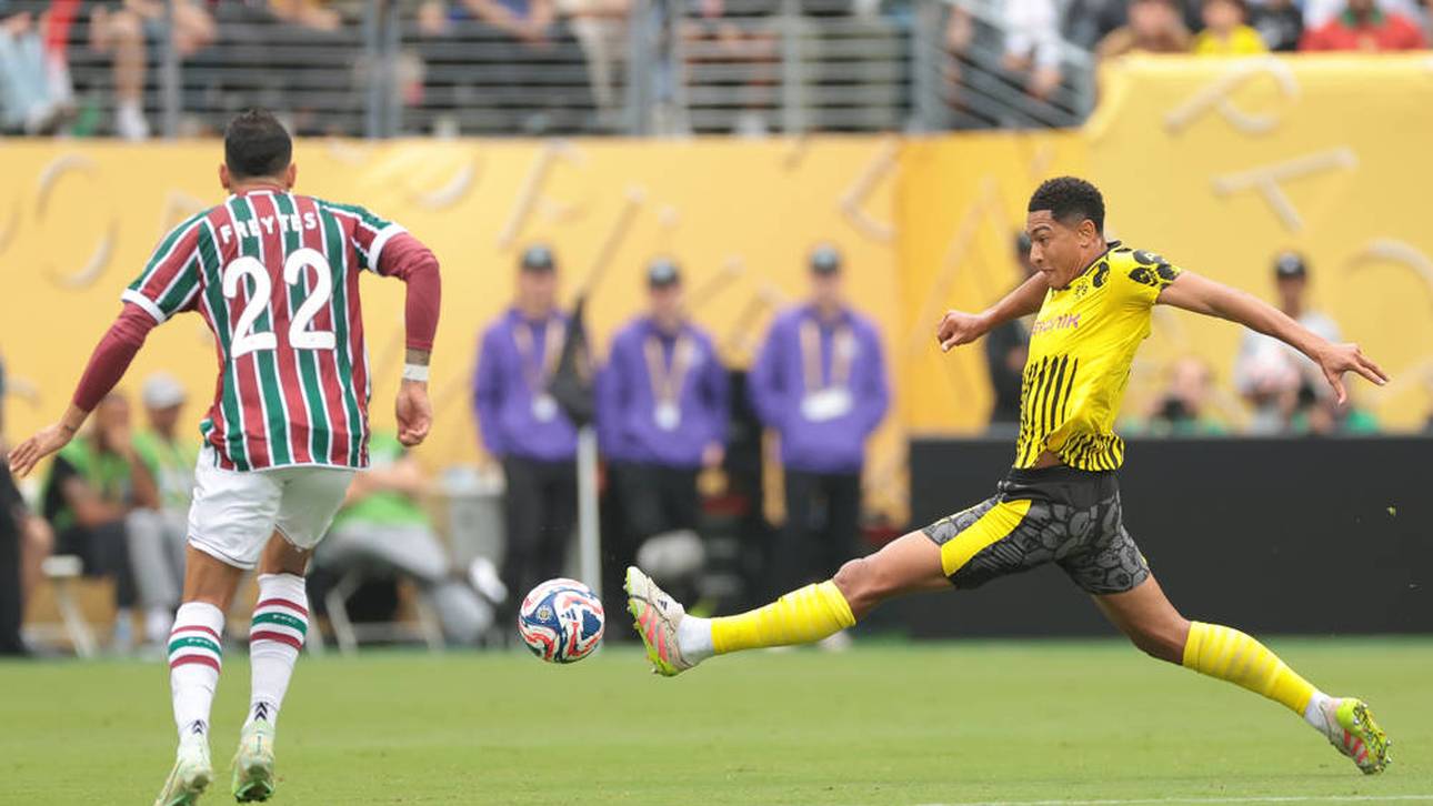 Jobe Bellingham debütierte am Dienstagabend für den BVB