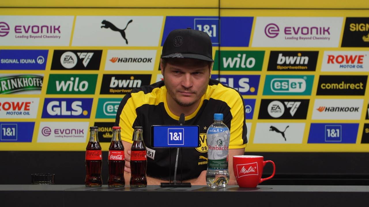 Dortmund-Trainer Edin Terzic reagiert auf die Meisteransage von Sebastian Kehl