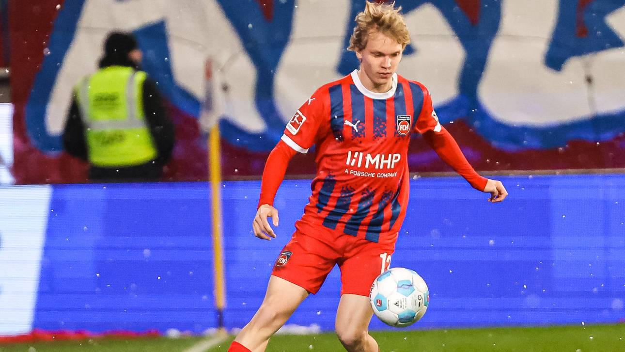 Frans Krätzig ist vom FC Bayern an den 1. FC Heidenheim ausgeliehen