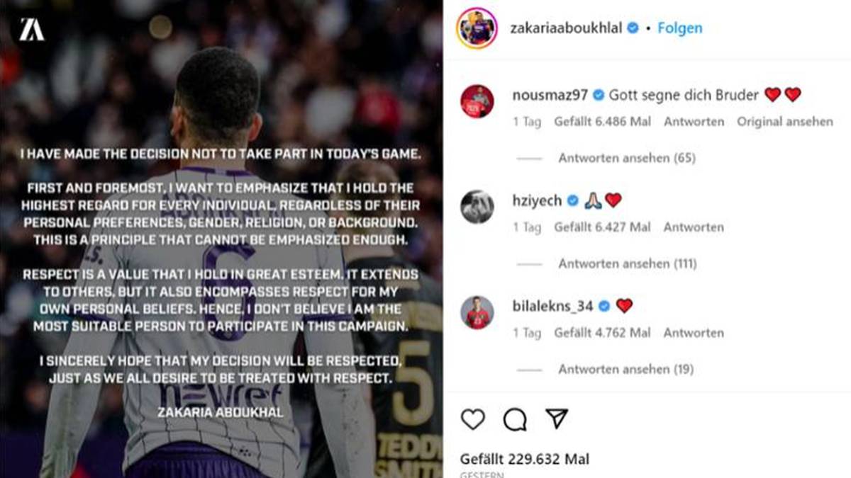 Noussari Mazraoui verärgerte die Bayern-Fans mit diesem Kommentar