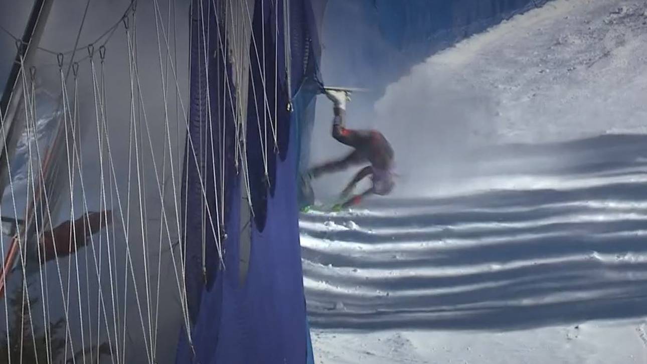 Olympiasieger legt Horrorsturz hin