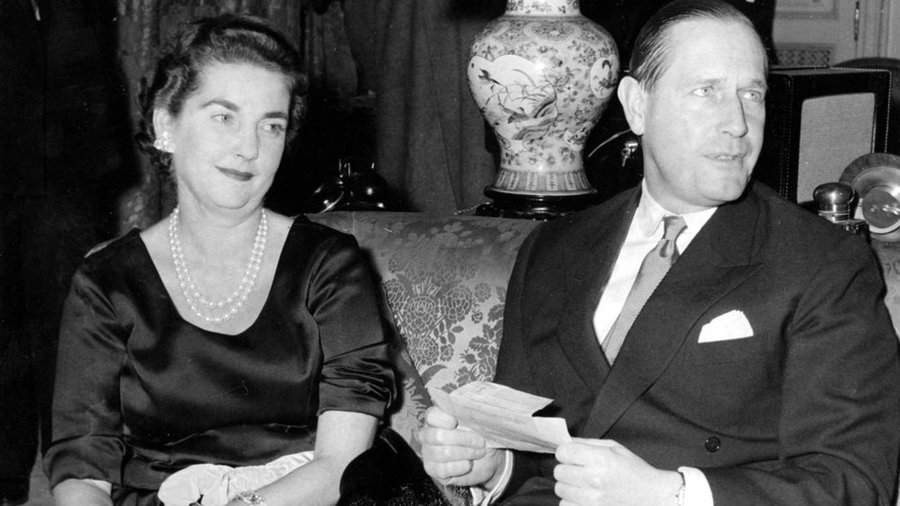 Gottfried von Cramm und seine Ehefrau Barbara Hutton