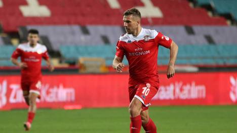 Lukas Podolski traf für Antalyaspor
