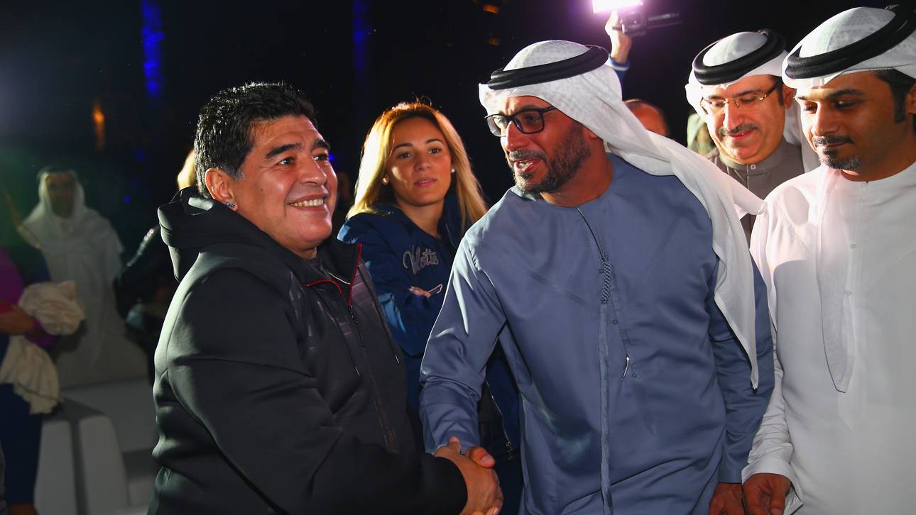 Maradona nicht mehr Trainer in Dubai