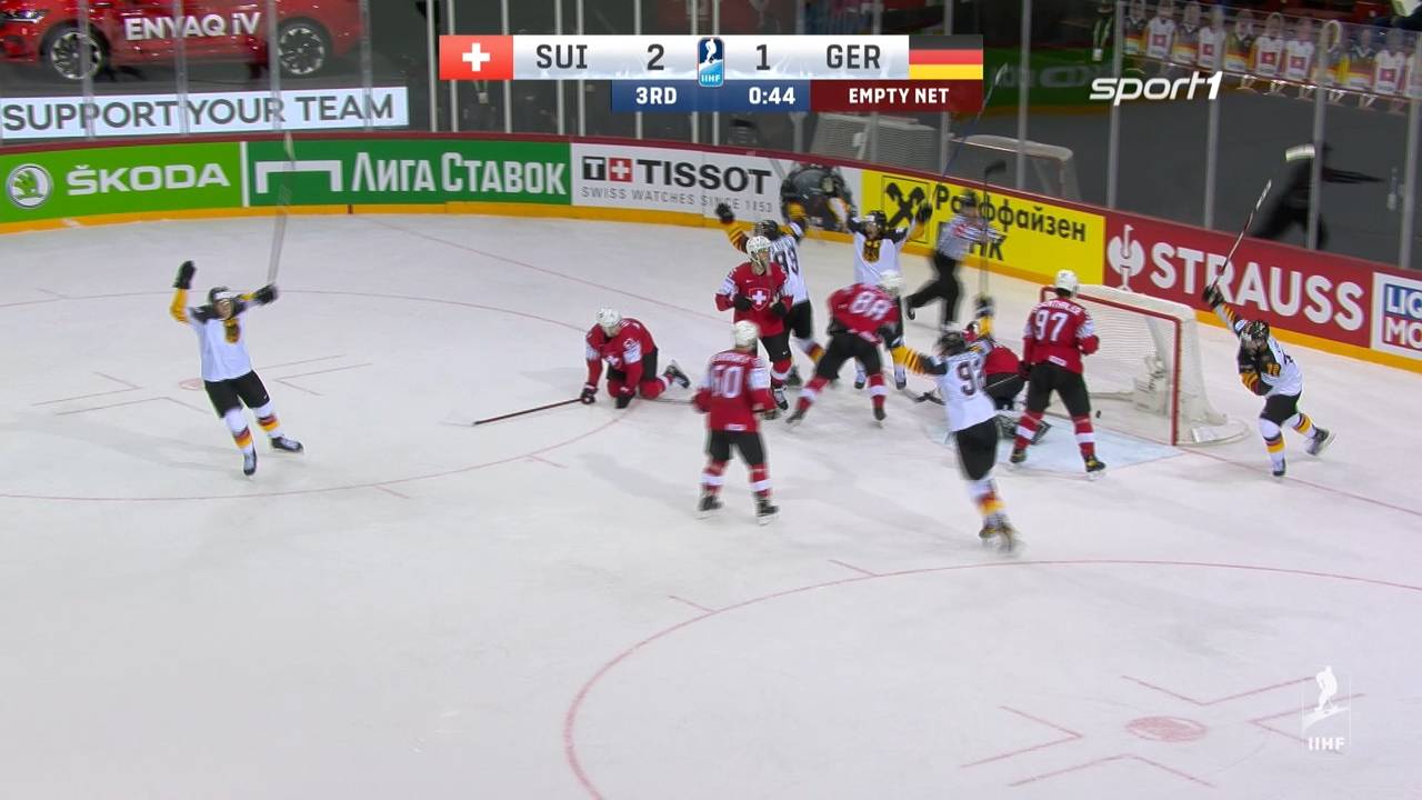 Eishockey-WM: Deutschland - Schweiz (3:2): Tore und Highlights im Video