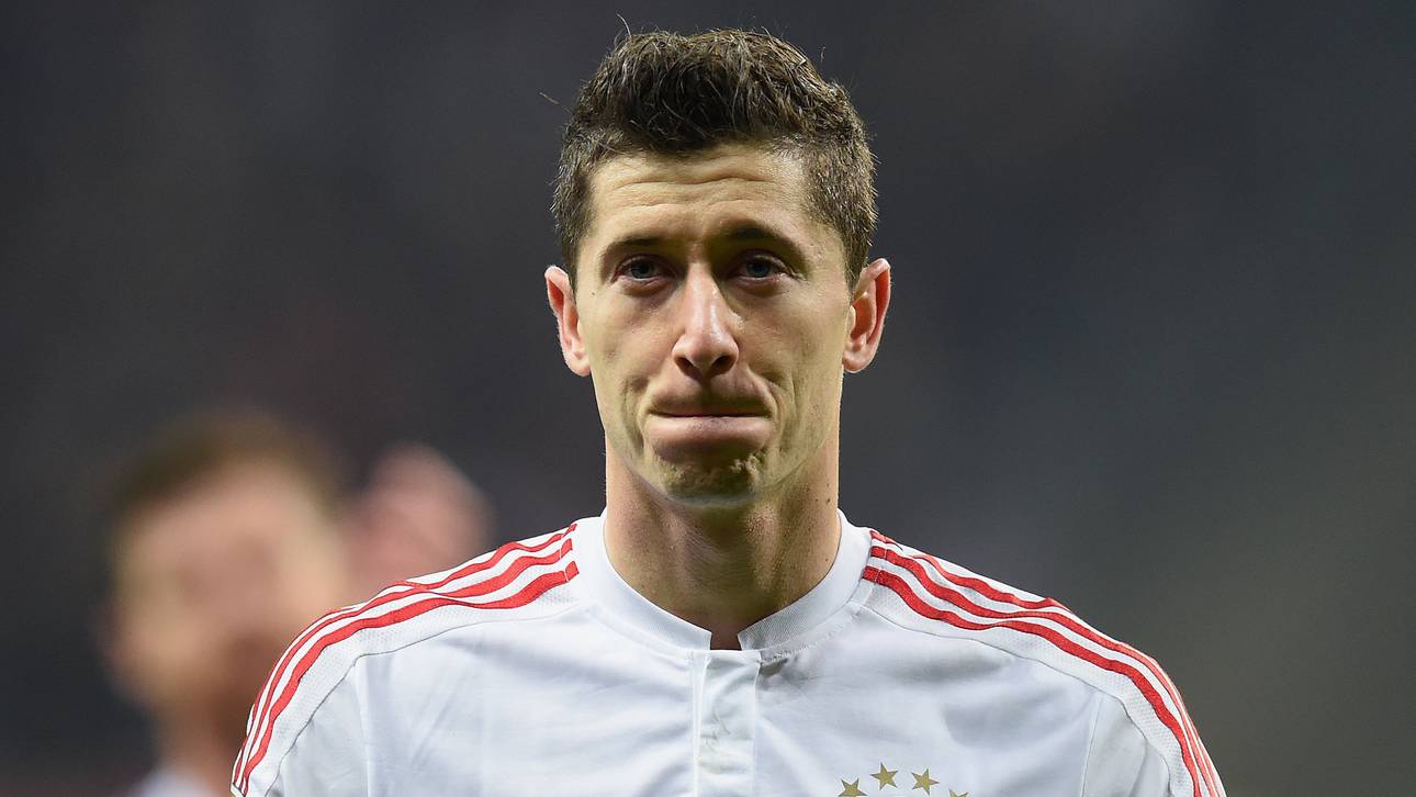 Lewandowski in Lissabon auf der Bank