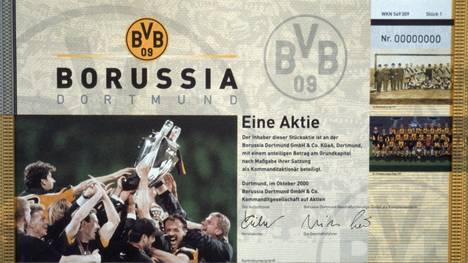 Borussia Dortmund ging im Jahr 2000 an die Börse