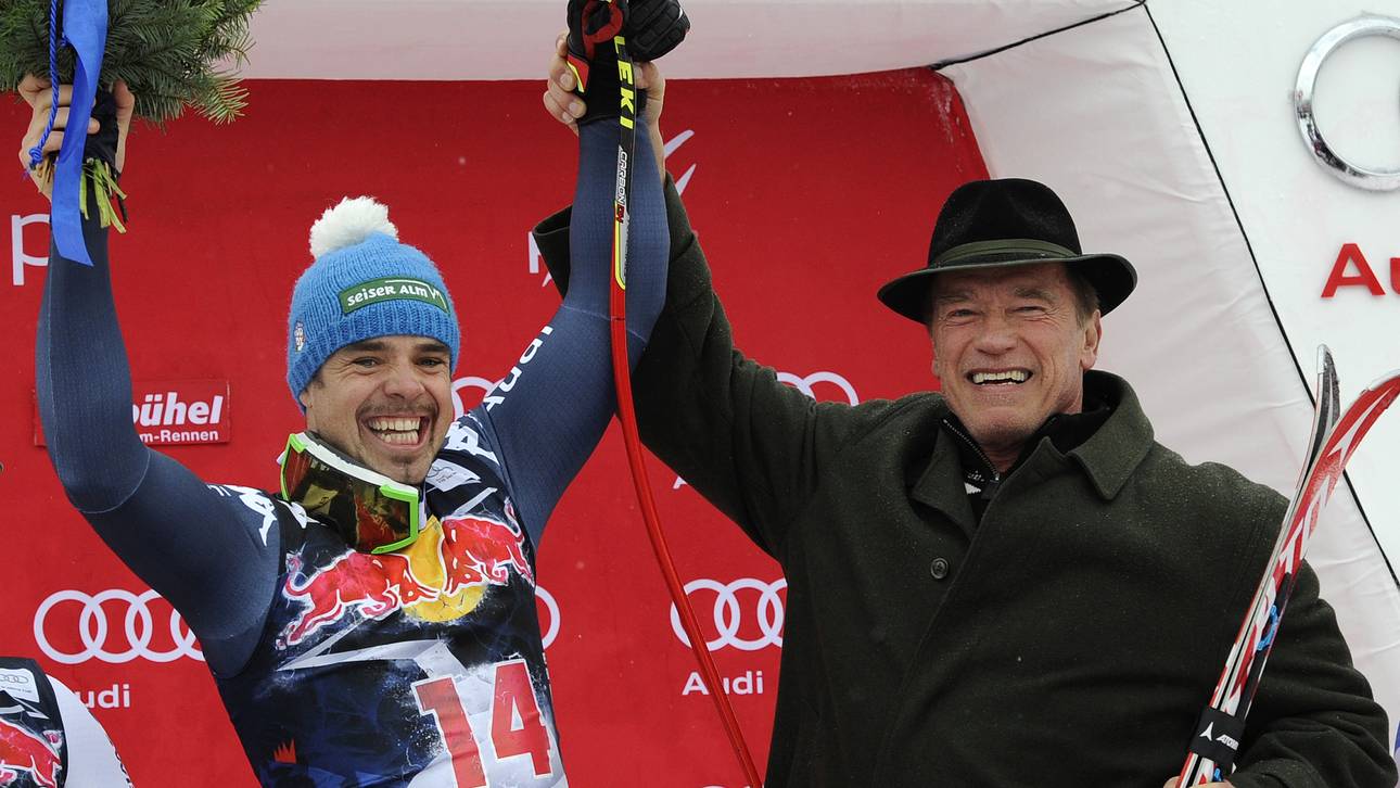 Fill bezwingt Streif und jubelt mit Arnie