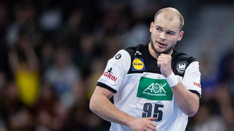 Paul Drux ist Rückraumspieler in der deutschen Handball-Nationalmannschaft