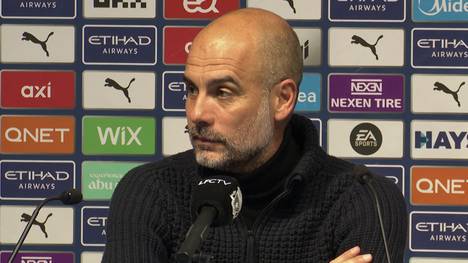 Nach dem fulminanten 4:1-Sieg gegen Liverpool zeigt sich City-Trainer Guardiola von den Bemerkungen der Journalisten, dass sein Jubel vor den Liverpooler Auswechselspielern "einen Mangel an Respekt" zeige, genervt.