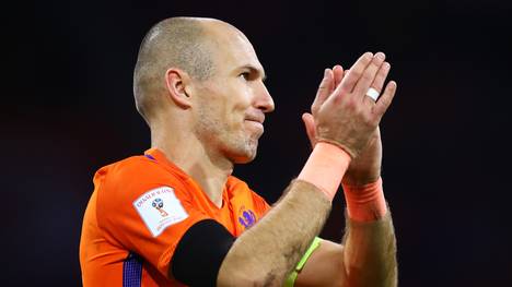 Arjen Robben beendet seine Karriere in der niederländischen Nationalmannschaft
