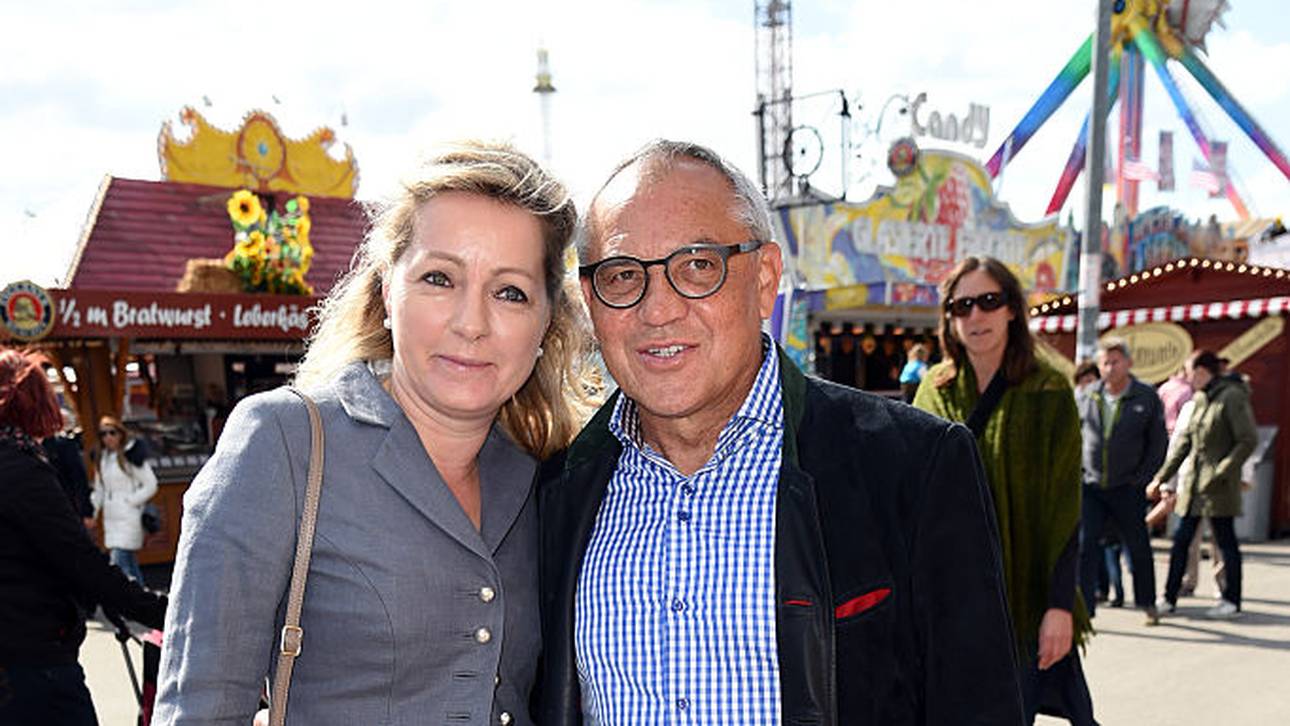 Felix Magath und Ehefrau Nicola auf dem Oktoberfest 2015