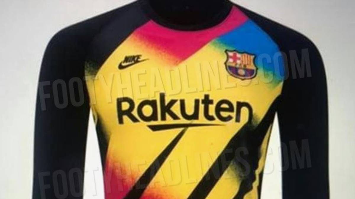 Wie die auf Footy Headlines geleakten Bilder zeigen, wird Marc-André ter Stegen demnächst in allen Farben des Regenbogens auflaufen