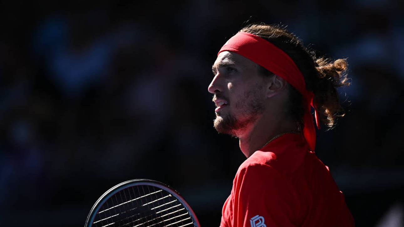 Zverev am Sonntagmorgen im Einsatz