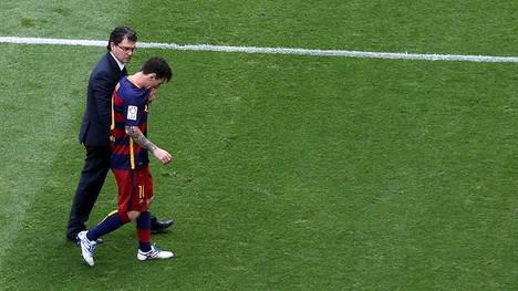 Lionel Messi fehlt dem FC Barcelona bis zu acht Wochen