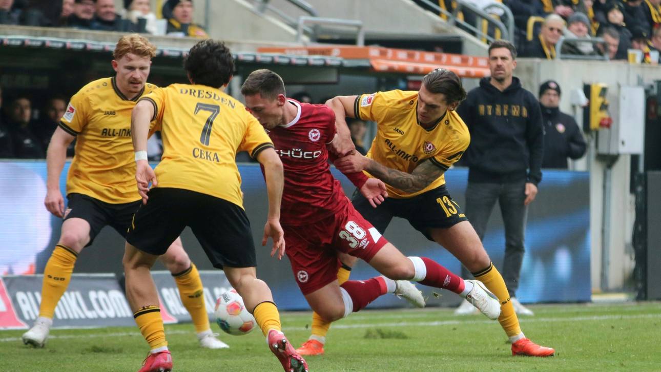 Dresden verpasst Sieg im Kellerduell