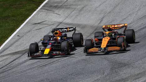 Max Verstappen und Lando Norris sind in Österreich kollidiert 