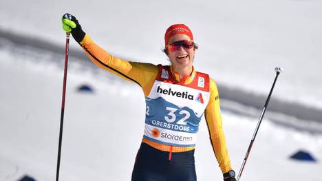 Laura Gimmler überzeugte beim Weltcup-Finale im Massenstart